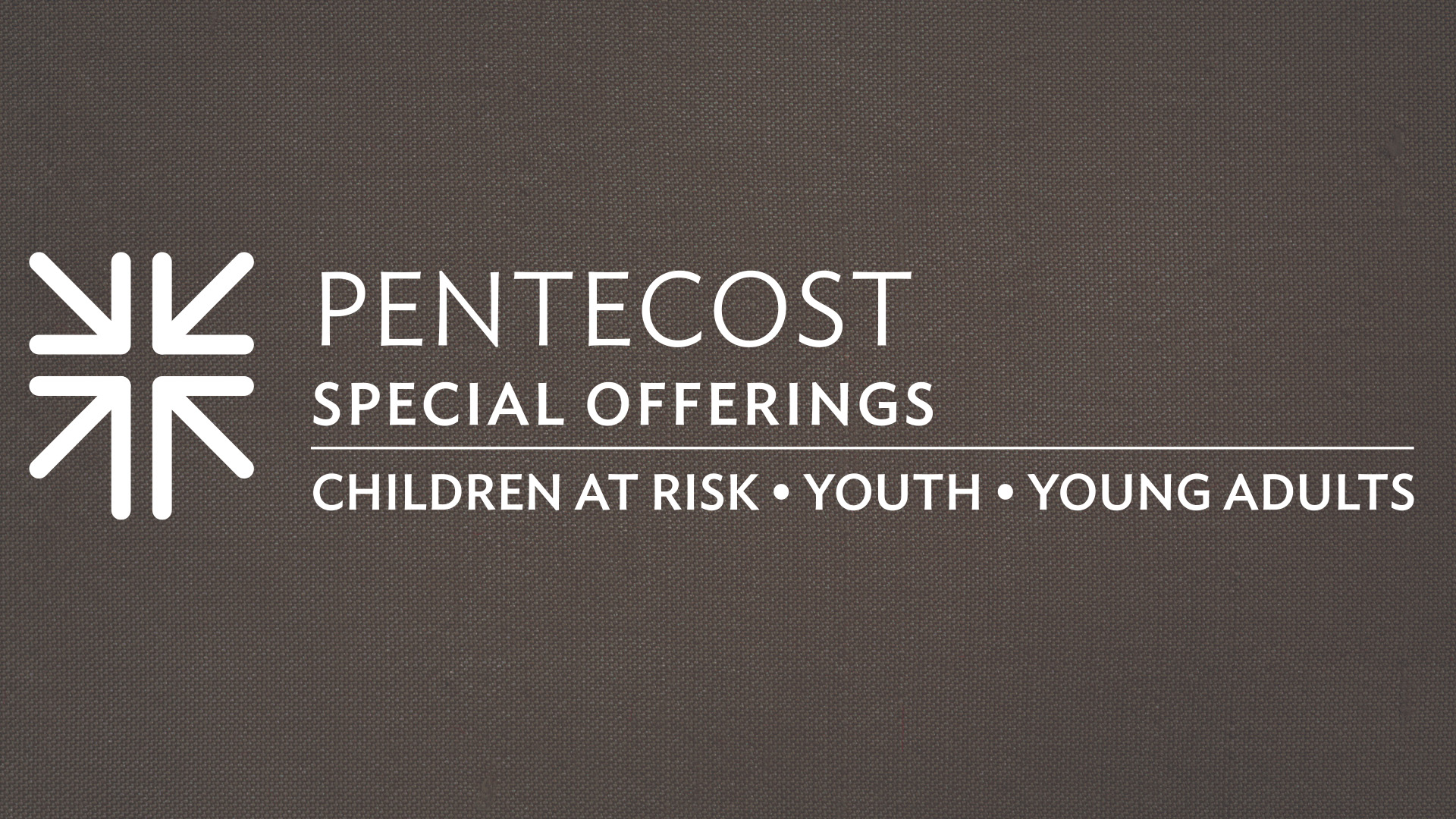 Presbyterian Special Offerings Pentecost
